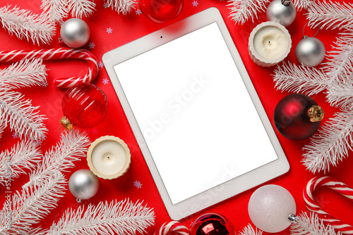 Christmas holiday tablet mo...