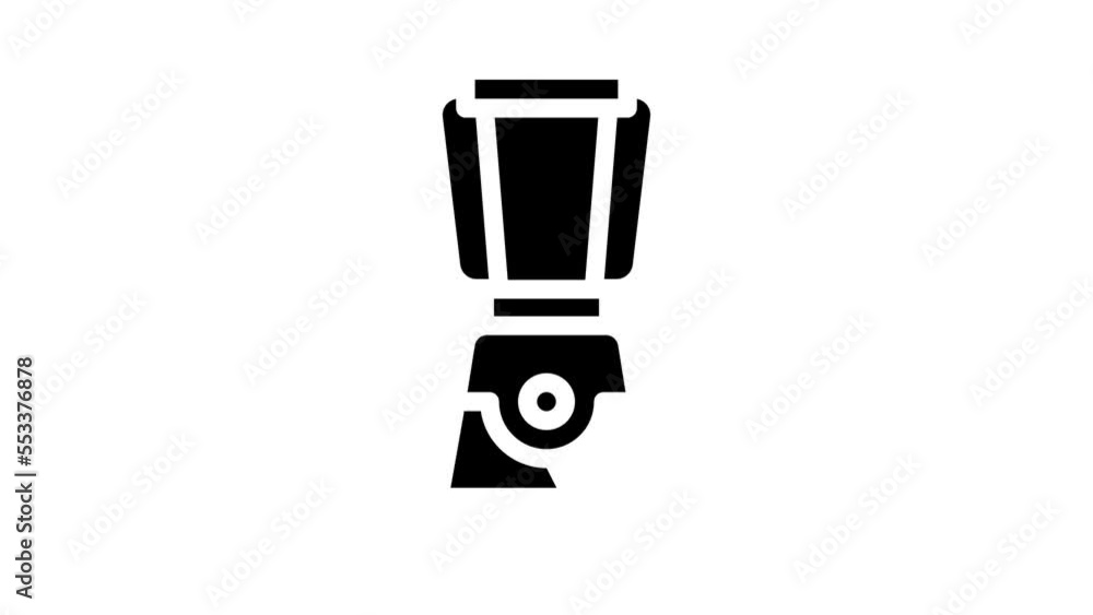 elegant modern lamp glyph icon animation elegant modern lamp glyph icon animation