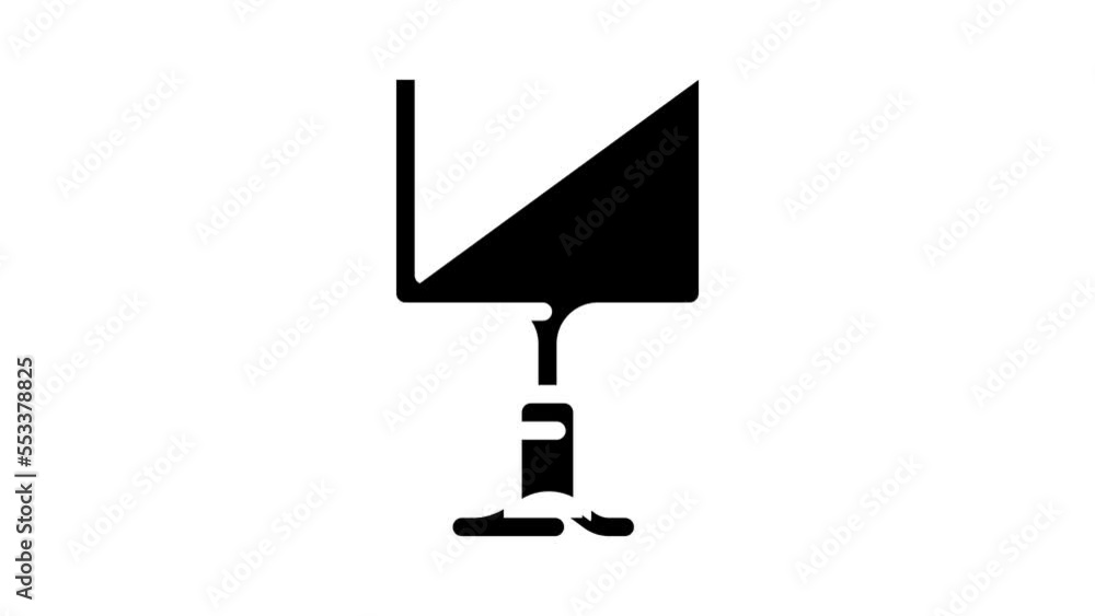 goal post pads glyph icon animation goal post pads glyph icon animation