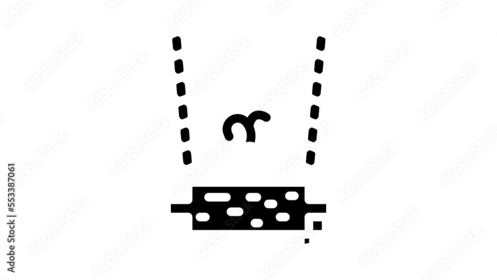 hanging planter box glyph icon animation hanging planter box glyph icon animation