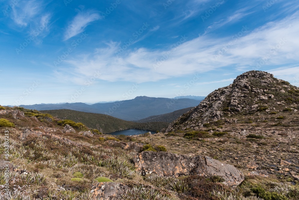 Hartz Peak in Tasmania, Australia, on a summer day Hartz Peak in Tasmania, Australia, on a summer day
