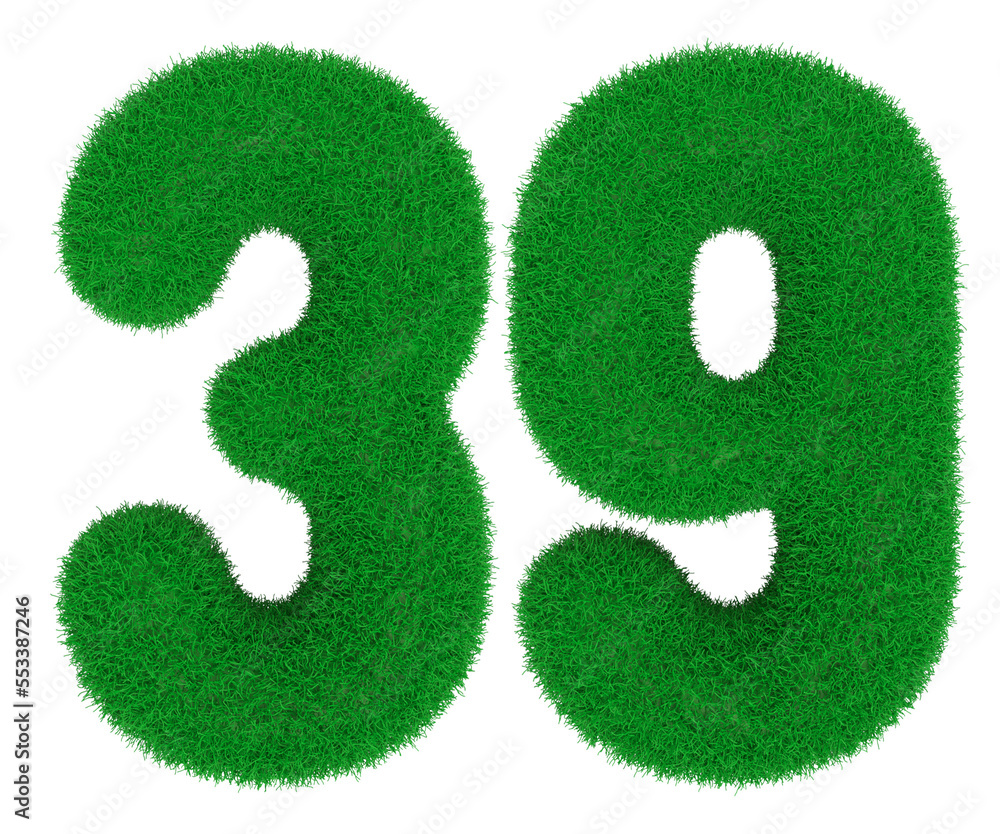 grass number 39 green with generative AI grass number 39 green with generative AI