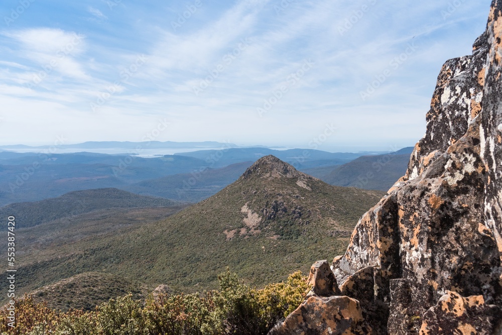 Hartz Peak in Tasmania (Australia) during Summer