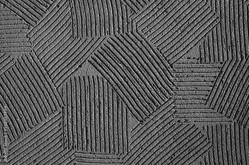 Fototapeta premium grey background, grey wall and grey decorative plaster in the photo