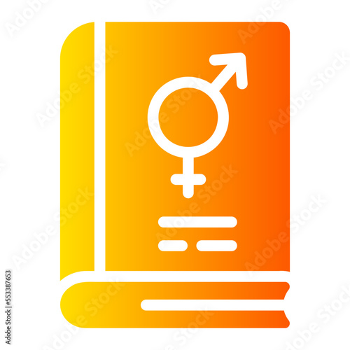 sex education gradient icon