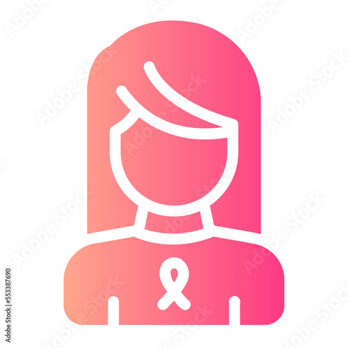 woman gradient icon