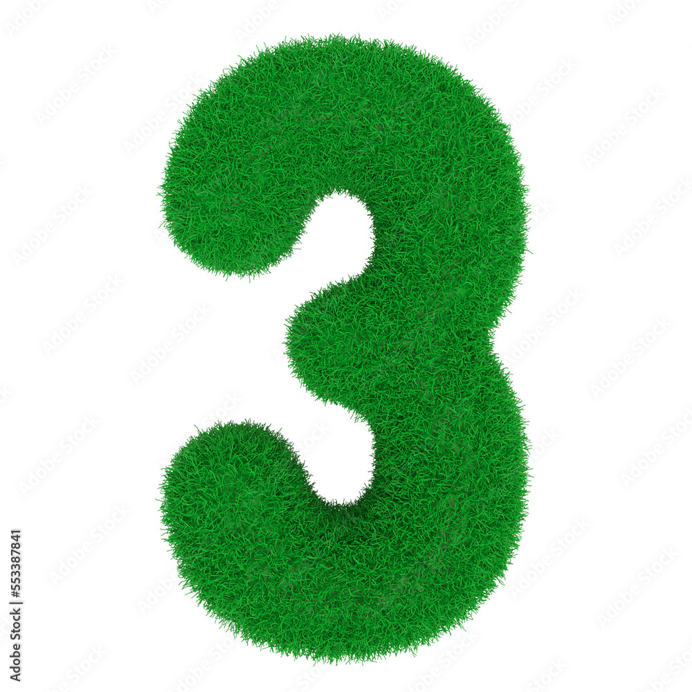 grass number 3 green with generative AI grass number 3 green with generative AI