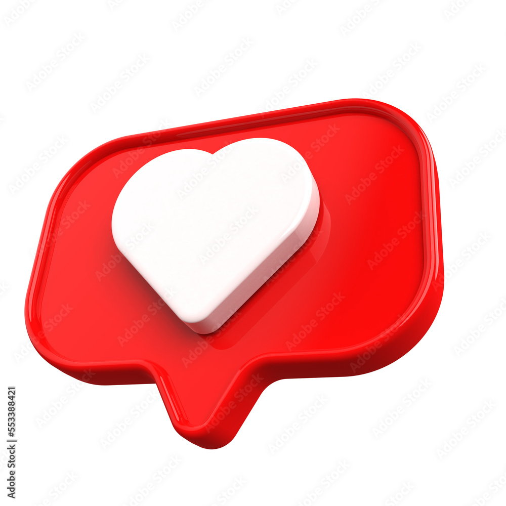 3d like heart icon 3d like heart icon