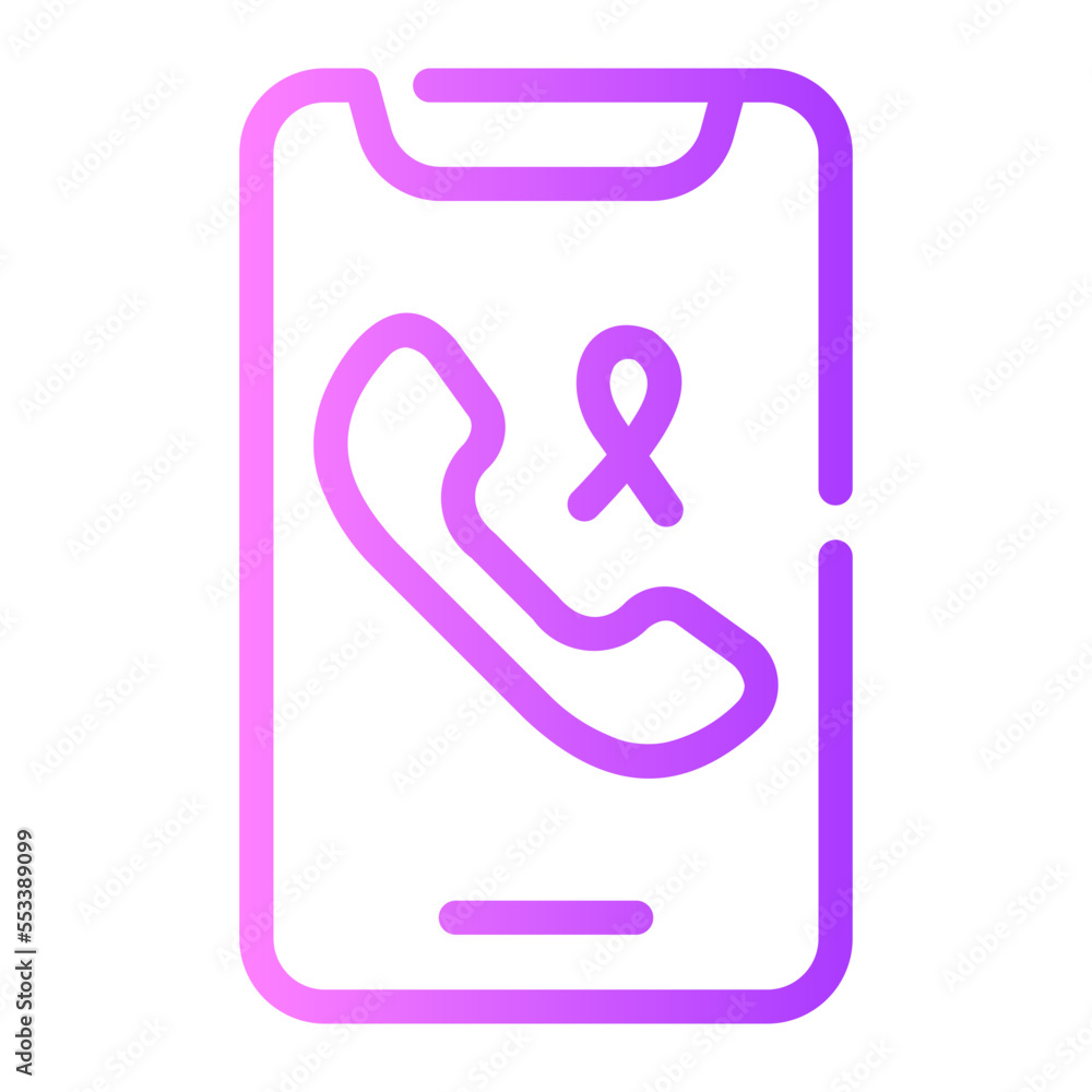 mobile service gradient icon mobile service gradient icon