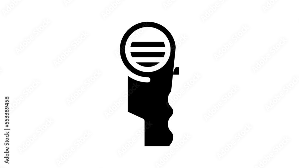 safe fan glyph icon animation safe fan glyph icon animation