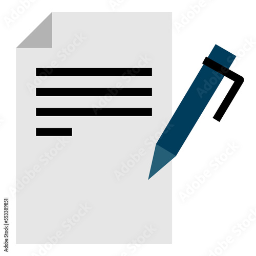 copywriting flat icon