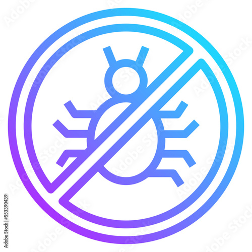 spam gradient line icon