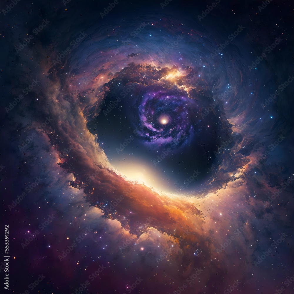 Space galaxy background with planets and stars Space galaxy background with planets and stars