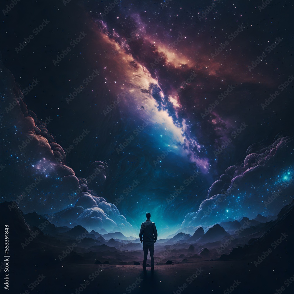 Space galaxy background with planets and stars Space galaxy background with planets and stars