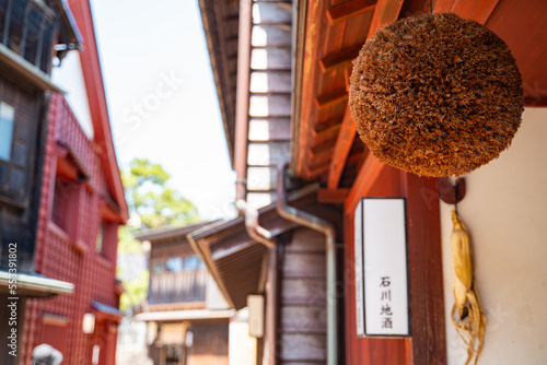 Tapety artystyczne 金沢 東茶屋街3