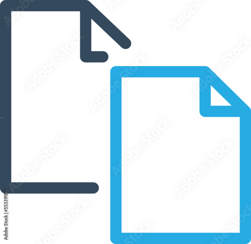 Copy File Vector Icon
 photo