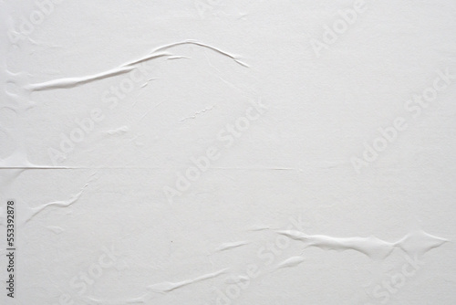 Wallpaper Mural white crumpled and creased paper poster texture background Torontodigital.ca