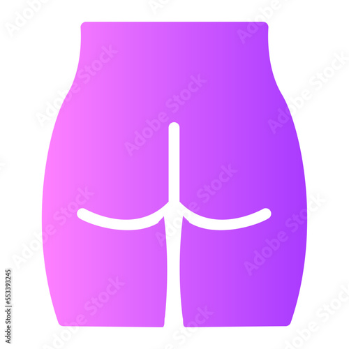 gluteus gradient icon