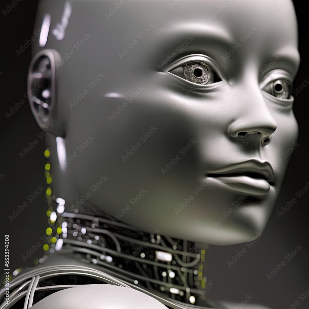 Futuristic robot. Cyborg. Tech future. Tech surrealism. Tech dystopia. Futuristic robot. Cyborg. Tech future. Tech surrealism. Tech dystopia.