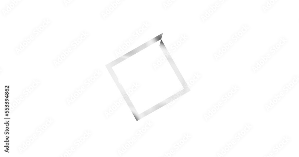 3d render with a minimalistic black and white quadratic shape 3d render with a minimalistic black and white quadratic shape