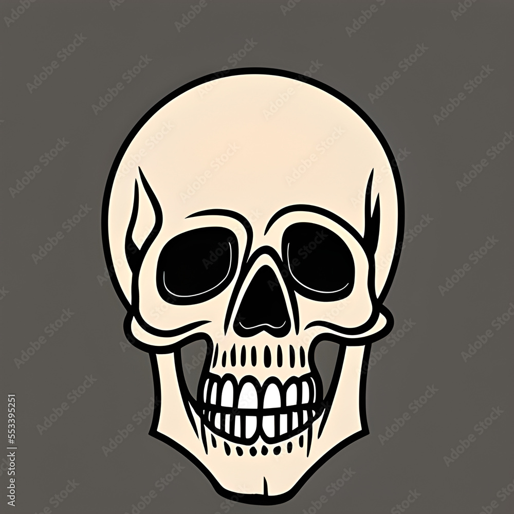 Fototapeta premium skull and crossbones