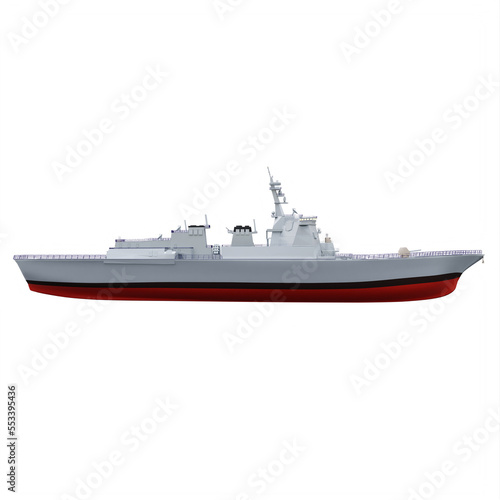 warship isolated