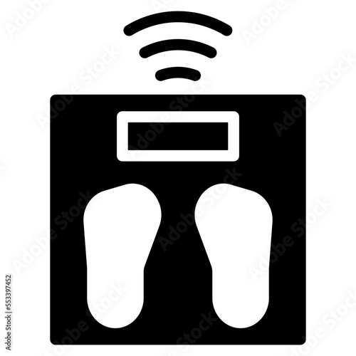 weighing glyph icon