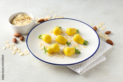 Wallpaper Mural Concept of tasty sweet food, tasty marzipans Torontodigital.ca