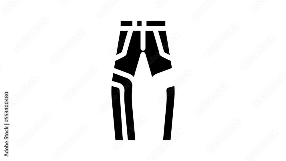 pants motorcycle glyph icon animation pants motorcycle glyph icon animation