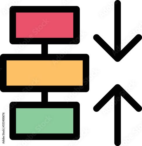 Flowchart Vector Icon
