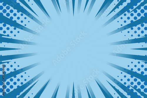 light blue comic background in vintage pop art style