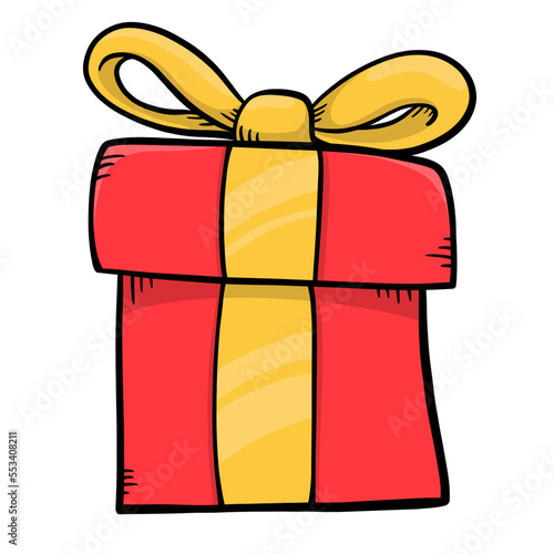 Gift box cartoon collection - element color clipart designed 