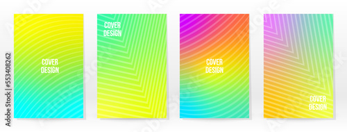 Minimal Poster. Pastel Soft. Rainbow Gradient Set. © Сашка Шаргаева
