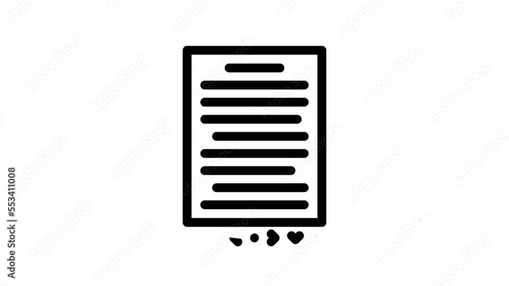 ebook device glyph icon animation ebook device glyph icon animation