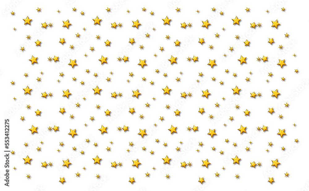 Various stars on a transparent background - digital illustration. Various stars on a transparent background - digital illustration.