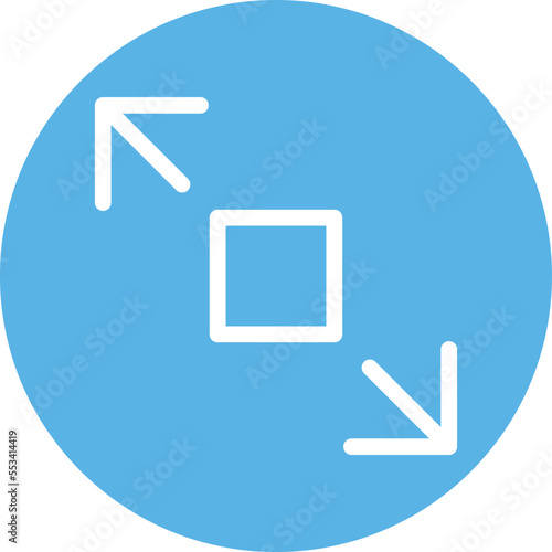 Exit Screen Vector Icon
