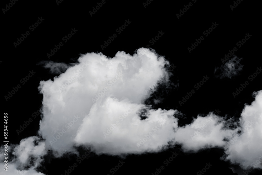 white fluffy clouds isolated on a black background, clipart white fluffy clouds isolated on a black background, clipart