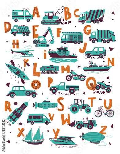 Alphanet with transport