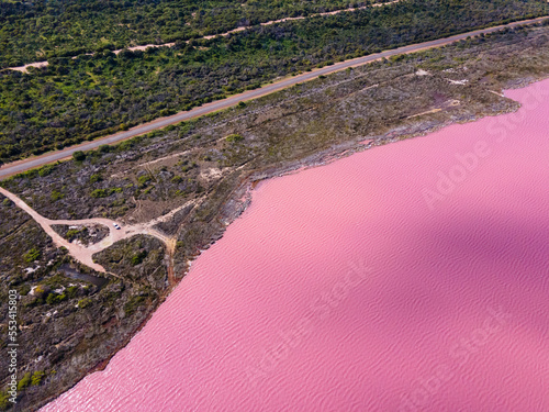 Hut Lagoon Western Australia - Pink Lake  photo