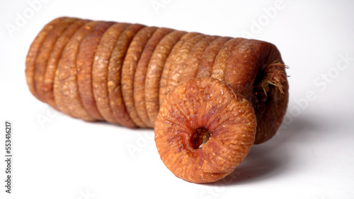 Fresh Figs or Anjeer fruit healthy vegan food concept organic dry fruits on wooden background.