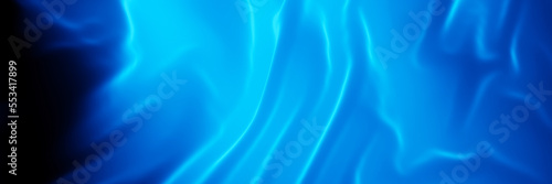 Blue and black abstract wave background.