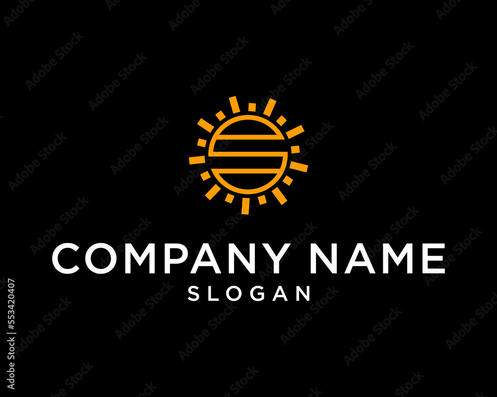 Fototapeta premium logo for business MODERN LOGO S ENENRGY ABSTRAC 