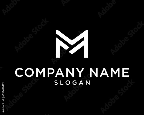 business logo design MONOGRAM INITIAL MF MODERN LOGO