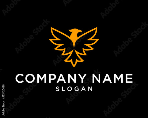 abstract logo design PHONIEX MODERN LOGO