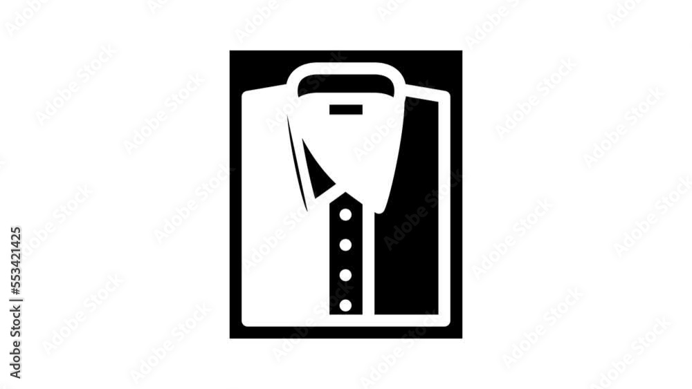 products shirt sewing glyph icon animation products shirt sewing glyph icon animation