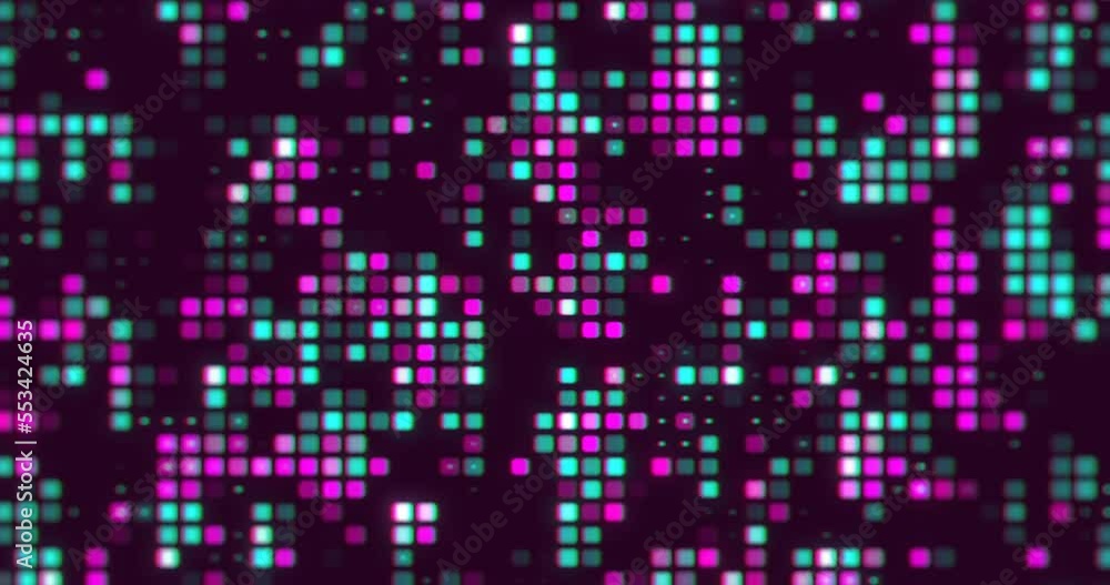 digital pattern background animation glowing pink blue dot gradation squares digital pattern background animation glowing pink blue dot gradation squares