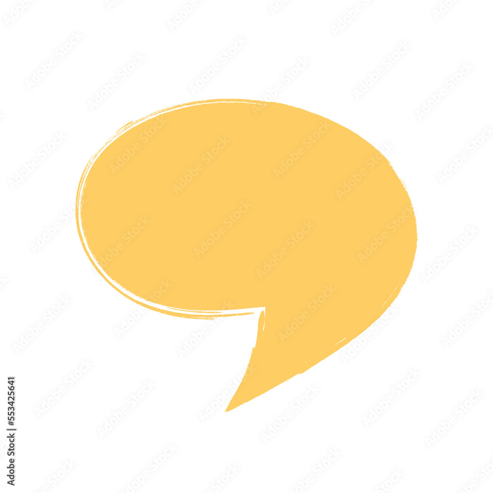 Hand-drawn speech bubble. Doodle style. Hand-drawn speech bubble. Doodle style.