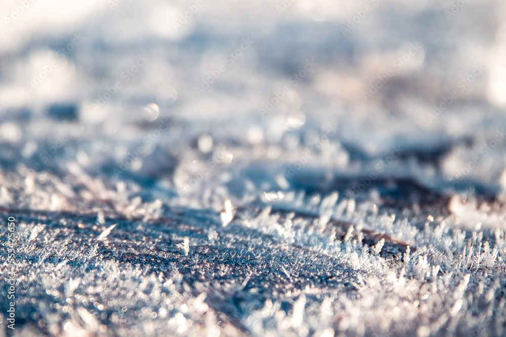 Sparkling Snow Flake Frost Ice Background Sparkling Snow Flake Frost Ice Background