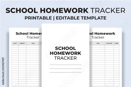 School Homework Tracker
