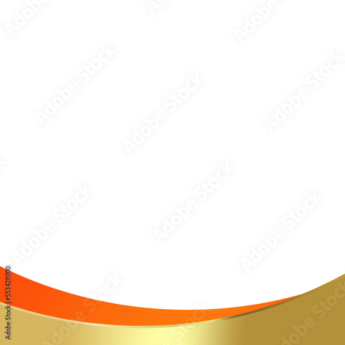 orange bottom bar and frame